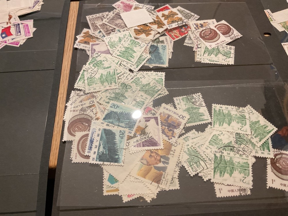China Large stamps collection in folder B61