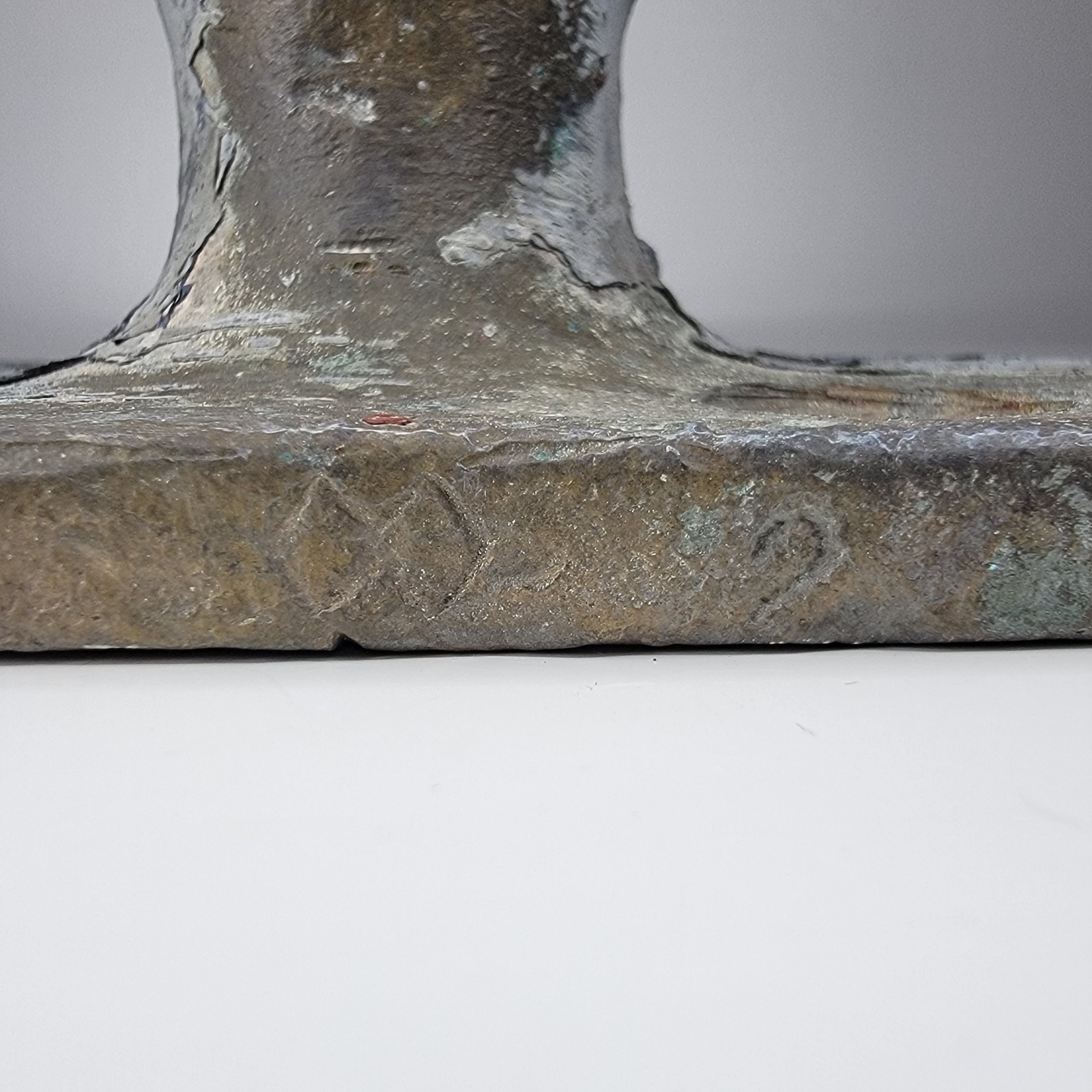 15" Bronze / Brass Boat Dock Cleat 10 Lbs 3211 15 Inch Weathered