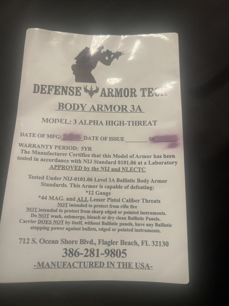 Defense Armor Tech