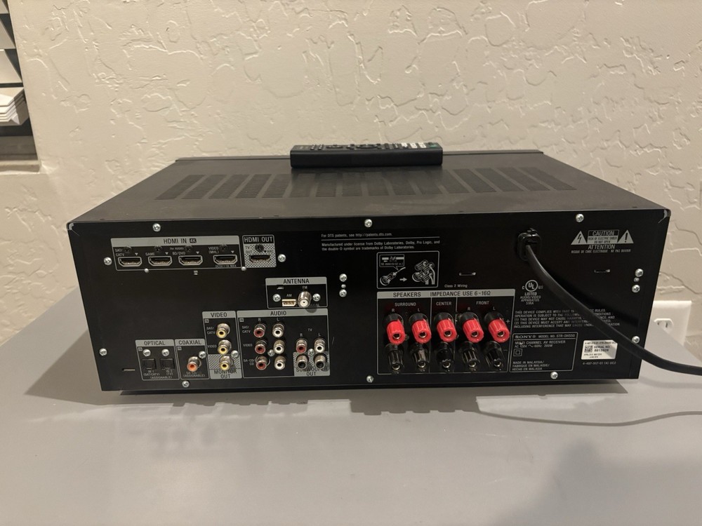 Sony STR-DH550 Multi Chanel AV Receiver Bundle *With Remote *TESTED