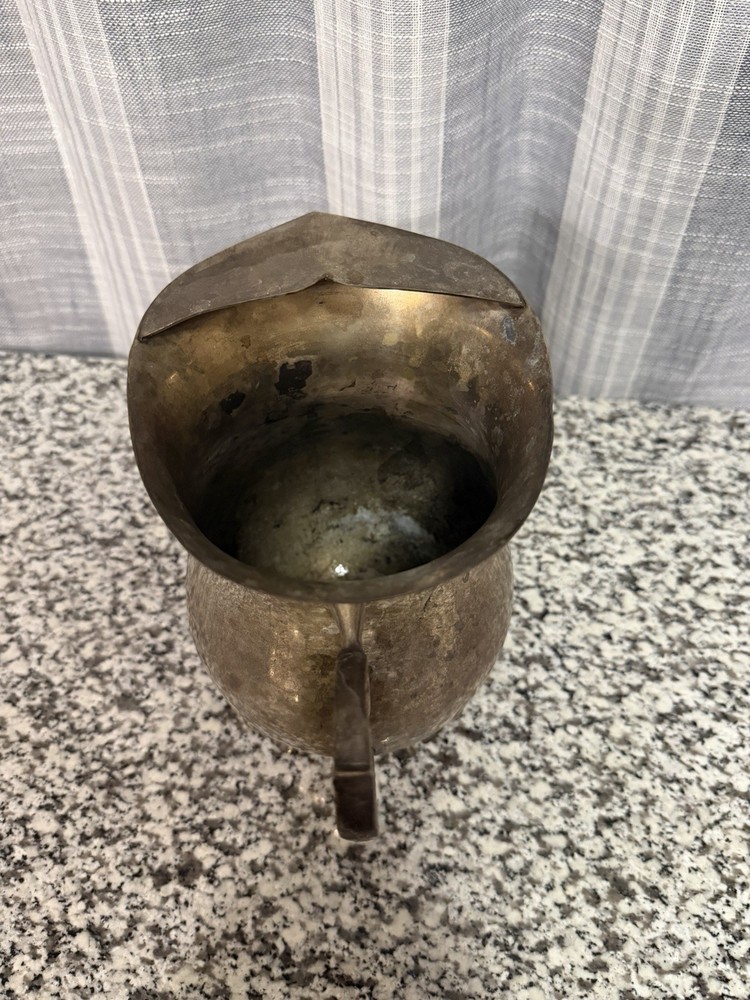 Vintage Silver-Plated Footed Beverage Pitcher