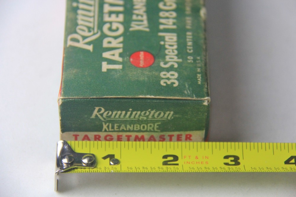 Set of 2 Vintage Empty REMINGTON Targetmaster 38 Special Kleanbore Shell Boxes