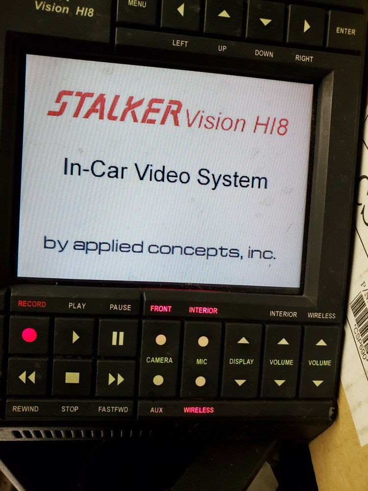 Applied Concepts Stalker Vision Hi8 in-car Video Console only - READ DESCRIPTON