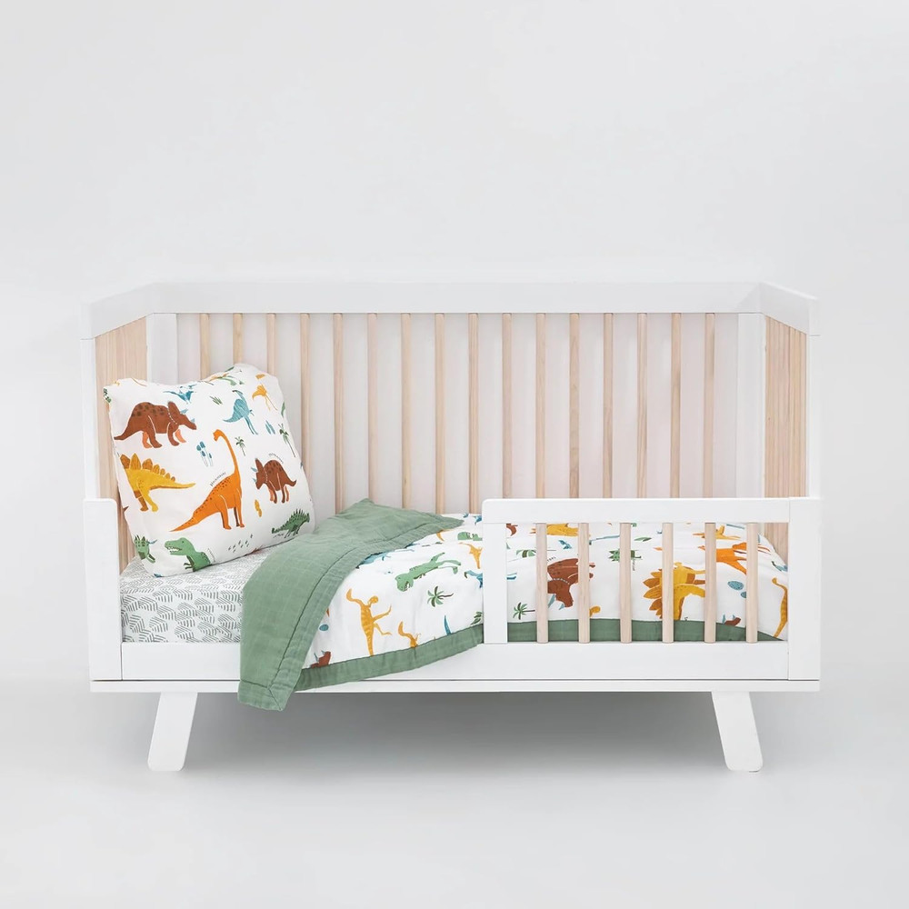 Toddler Bedding 3-Piece Set | Includes Comforter, Crib Sheet & Pillowcase | Soft