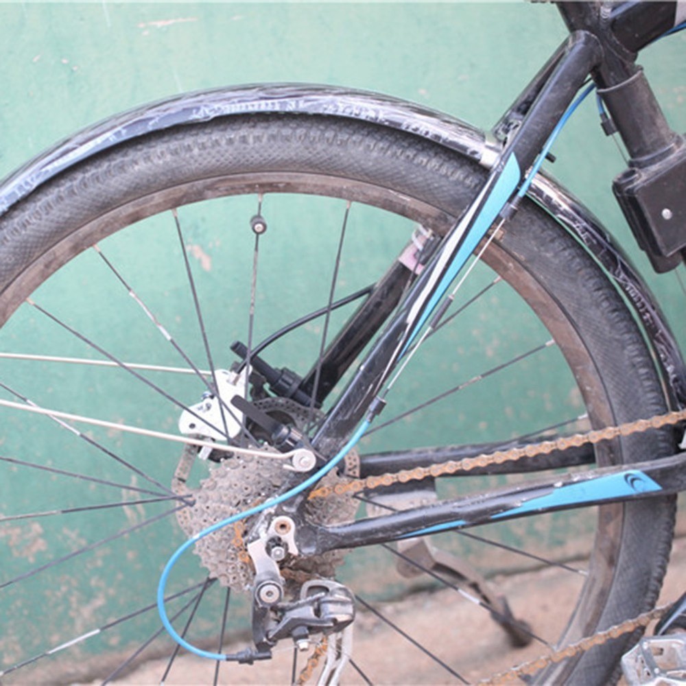 bike mudguard mount with adjustable inner diameter and reserved hole conversion