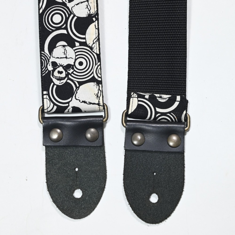 LIVE LINE Handmade Guitar Strap "SCULLS" Japan