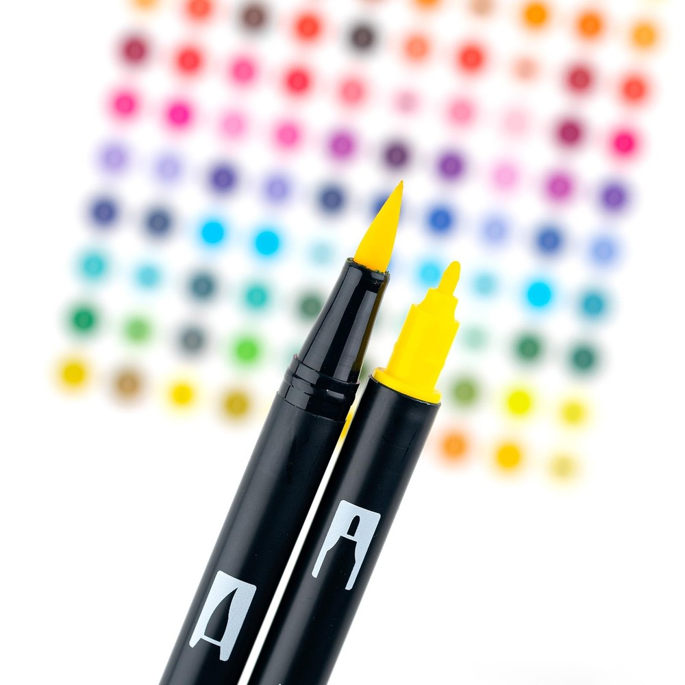 Dual Brush Pen Set Lemon Squeezy 6