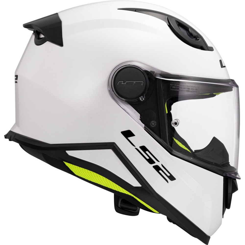 Motorcycle Helmet Children L - LS2 FF812 Kid Solid - Integral Kinderhelm White
