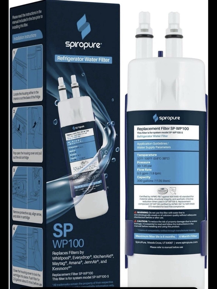 SP WP100 Replacement Water Filter Open Box