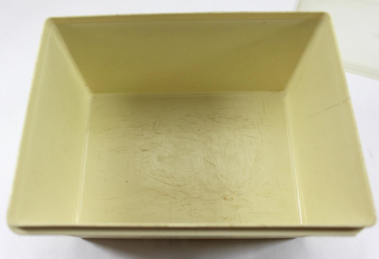 Vintage Deters Dairy Ice Cream Plastic Container ~ Quincy, IL ~ Eagle USA Made