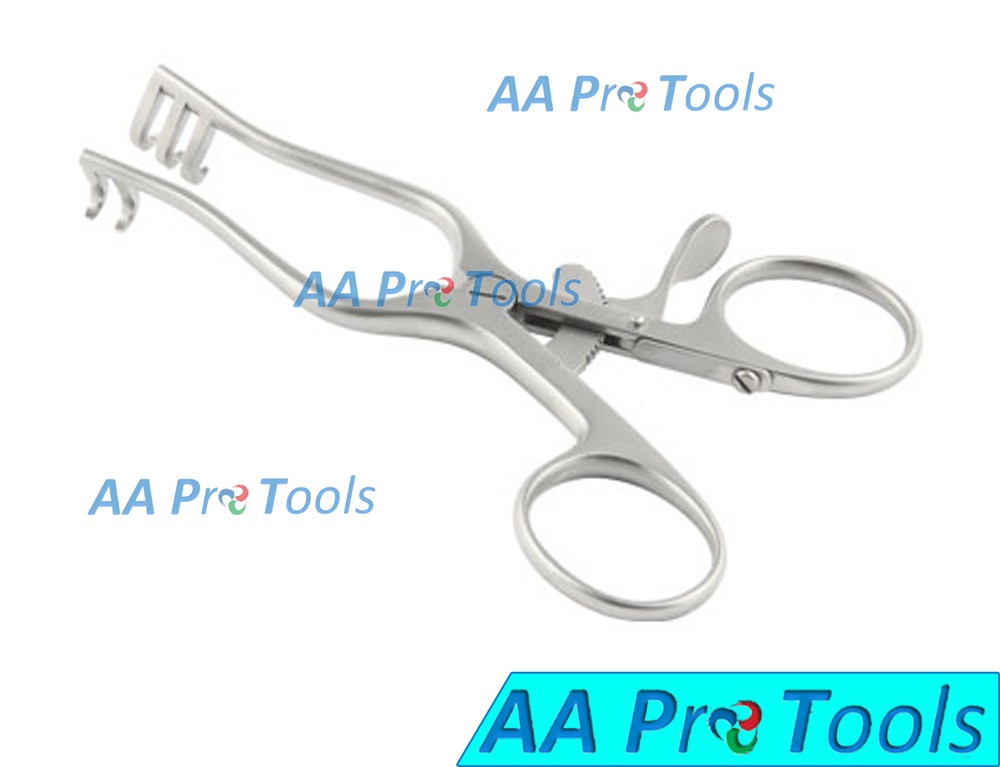 Weitlaner Retractor 4" Sharp 2x3 Prong Surgical Instruments