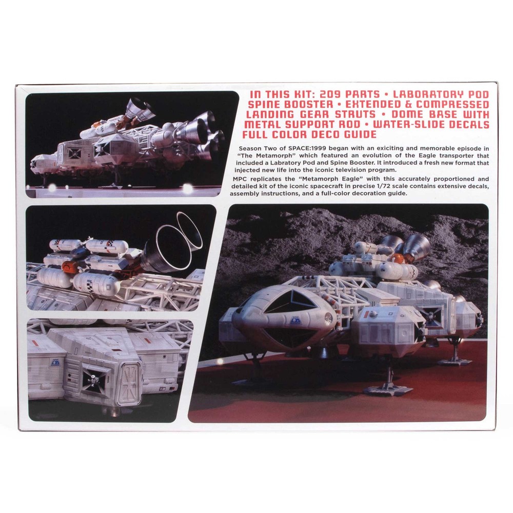 MPC 14 Space99' Eagle 4 Lab Pod & Spine Booster 1/72 MPC979 Plastic Models Space