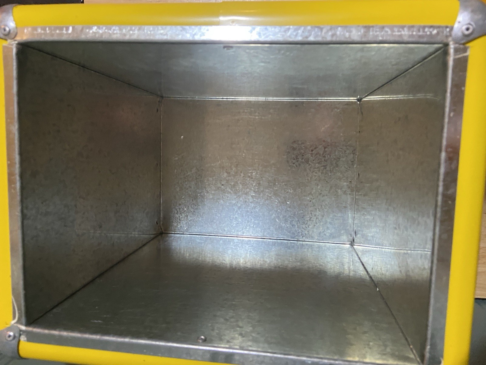 Topo Chico Cooler Metal Ice Chest Box Yellow Hard Seltzer Spiked Water Sparkling