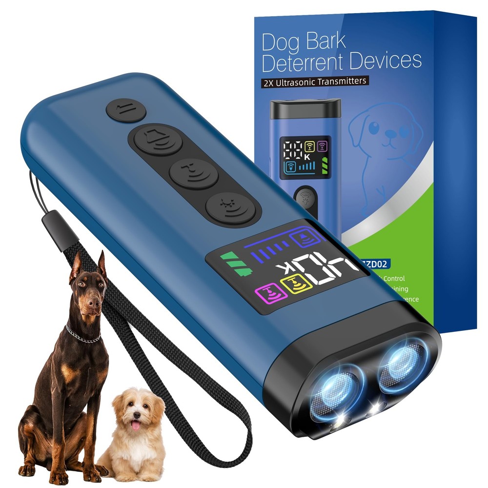 Dog Bark Deterrent Device, 65 FT Range,3X Ultrasonic Bark Deterrent Device & ...