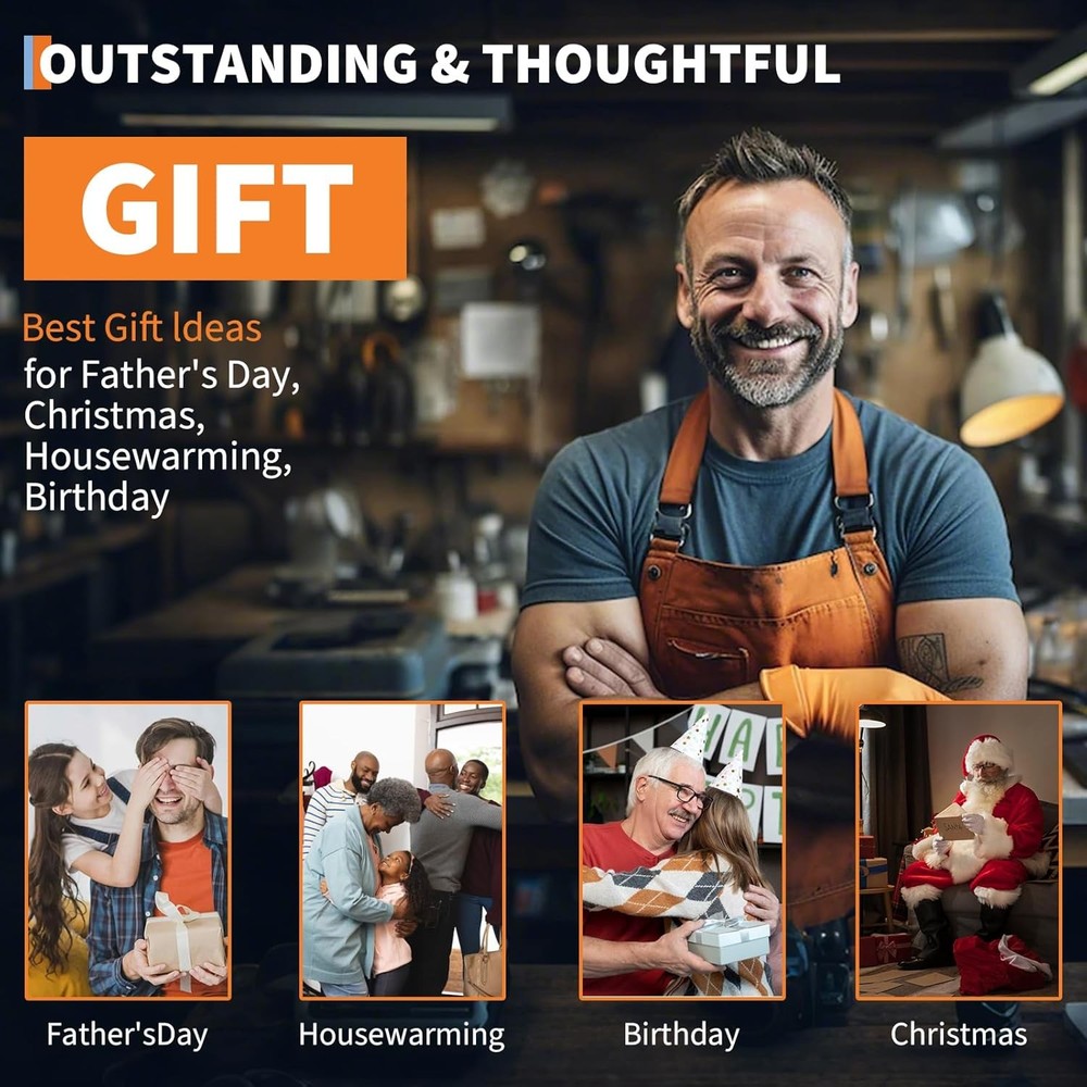 8 Drill Power Tool Organizer Wall Mount Garage Storage Rack 4-Layer Drill Holder