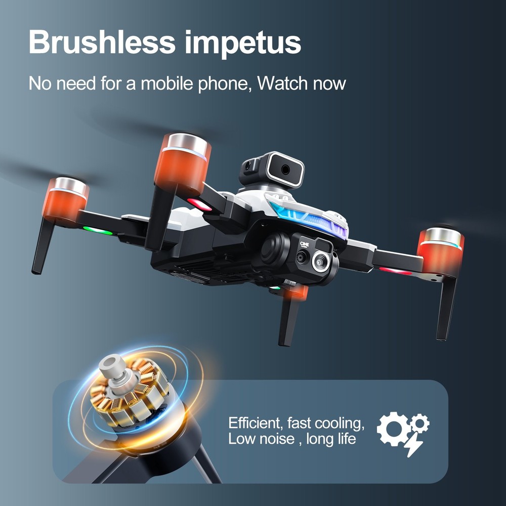 S160 8K Drone with Screen, HD Photography, Obstacle Avoidance, Foldable Model