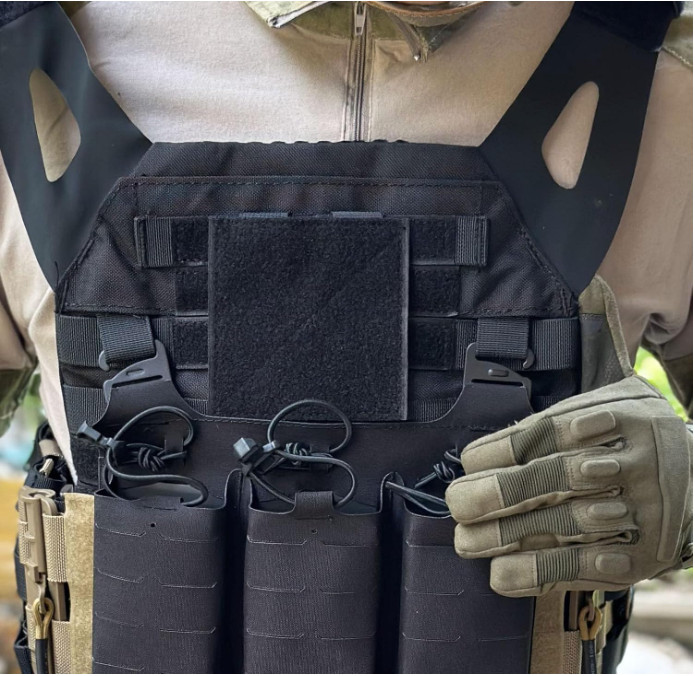 2Pack Molle Patch Panel Hook&Loop Adapter Panel for DIY Patch Badges Tactical...