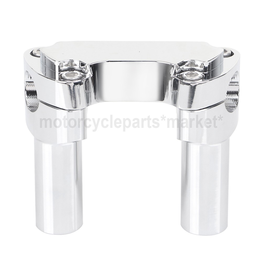 3.5" Handlebar Risers & Top Clamp For Harley Dyna FXDF FXDB Heritage Softail