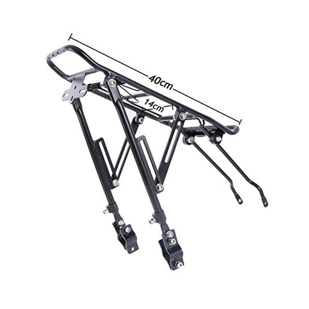 Generies Biking Universal Adjustable Bike High Capacity Cargo Rack Cycling Eq...