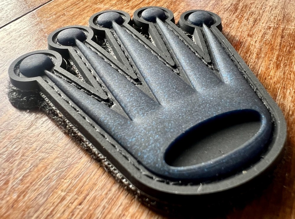 Fear Tomorrow Crown Patch Dark Navy Sparkle Variant Limited Edition From Collab