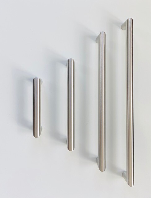 Modern Stainless Steel Bar Cabinet Handles Pulls Knobs Brushed Nickel