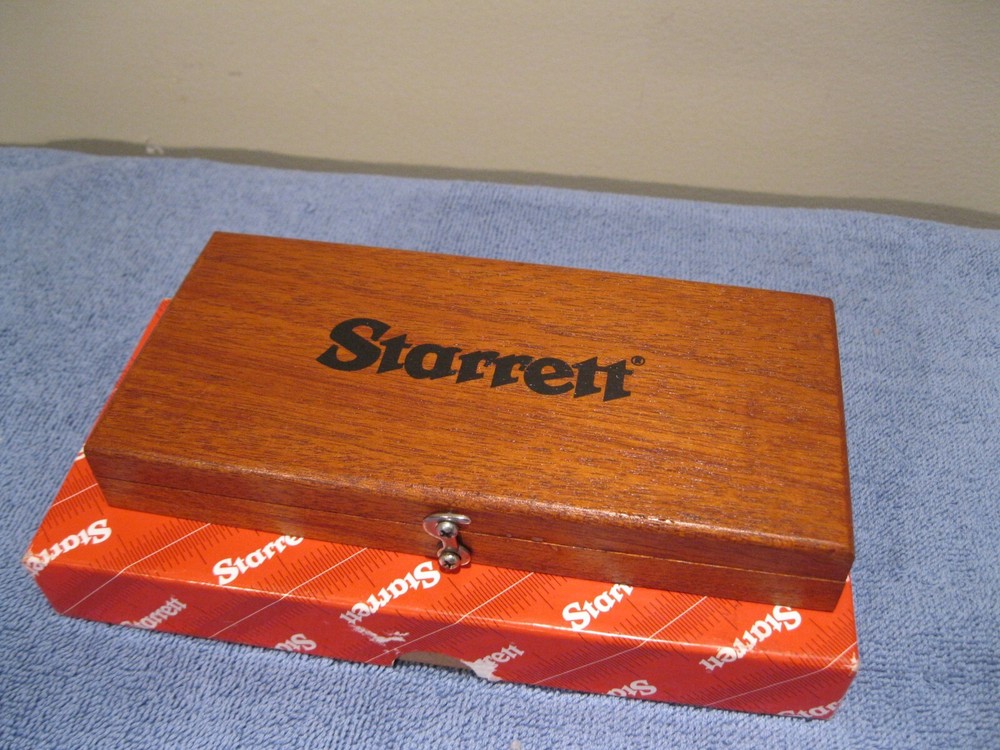 STARRETT STANDARD CASE ONLY FOR 1"-5" STARRETT MICROMETER STANDARDS