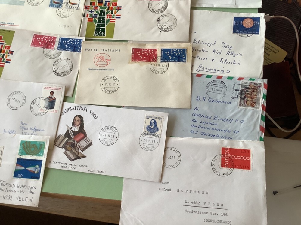 Italy collection postal covers 18 items Ref A2037