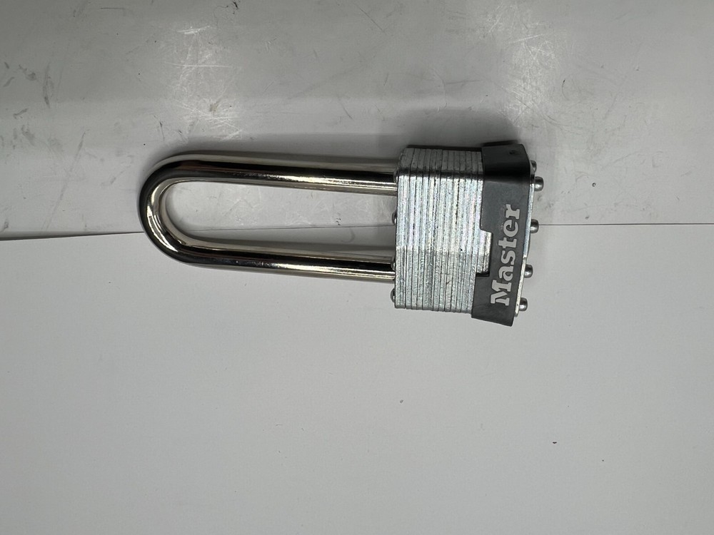 Master Lock Genuine OEM Padlock Keyed Alike Long Shackle Rectangular 1KALJ 3T976