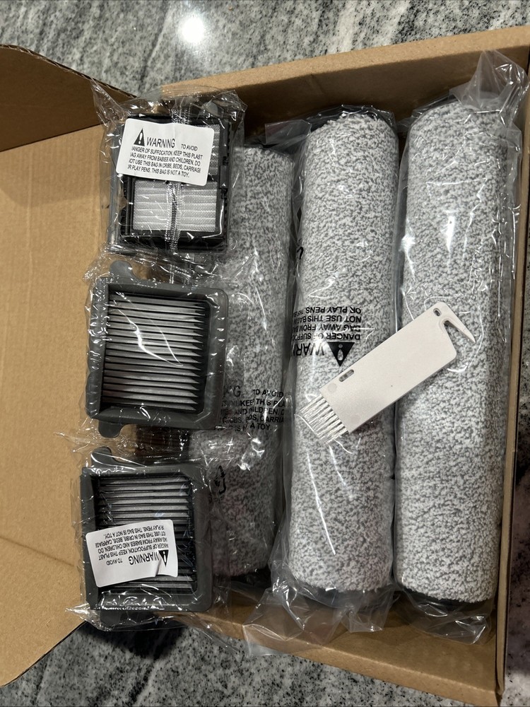 Replacement Brush Roller and Vacuum Filter for Tineco Floor ONE S7