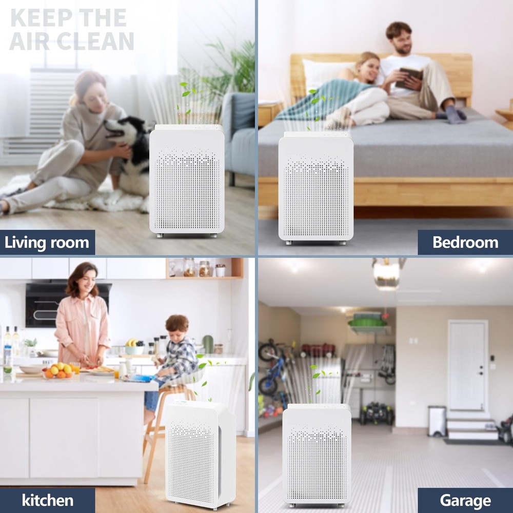 4 Pack C545 HEPA Replacement Filter S for Winix C545 Air Purifier, Replace Re...