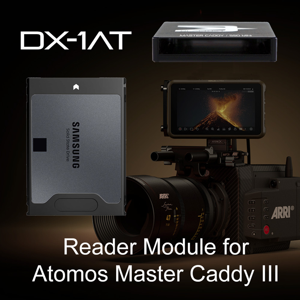 BLACKJET DX-1AT 3-in-1 Atomos, SSDmini, 2.5" SSD reader for TX-2DS/TX-4DS Dock
