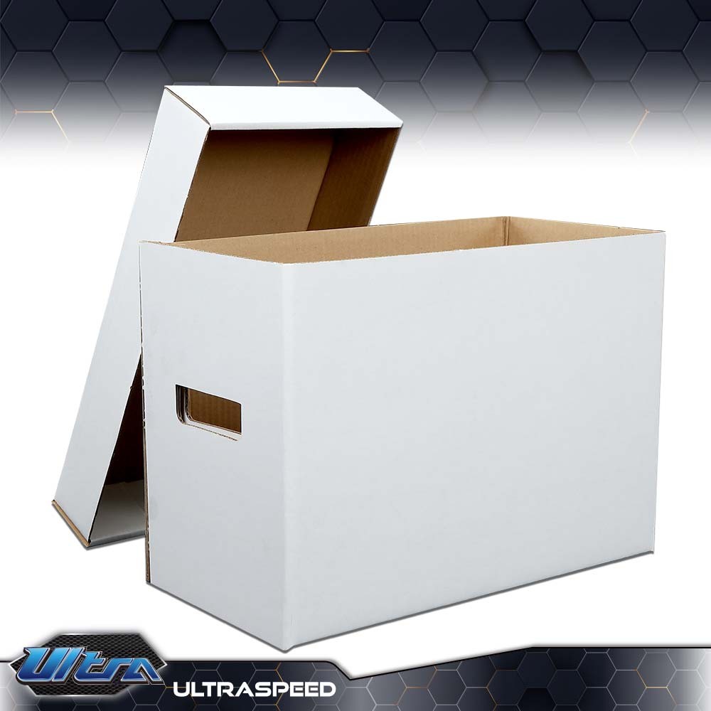5Pcs Comic Books Storage Boxes Short Holds 150-175 Stackable Durable Archive