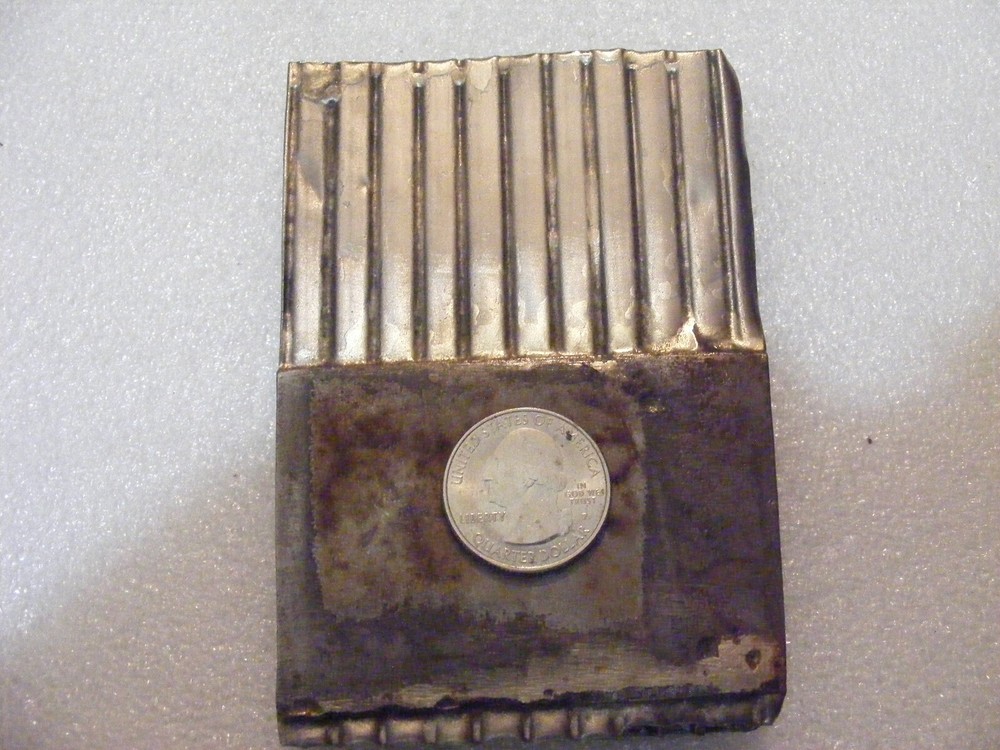 Apollo Saturn H-1 Rocket Engine Inconel Silver Alloy Flight Hardware Section 7