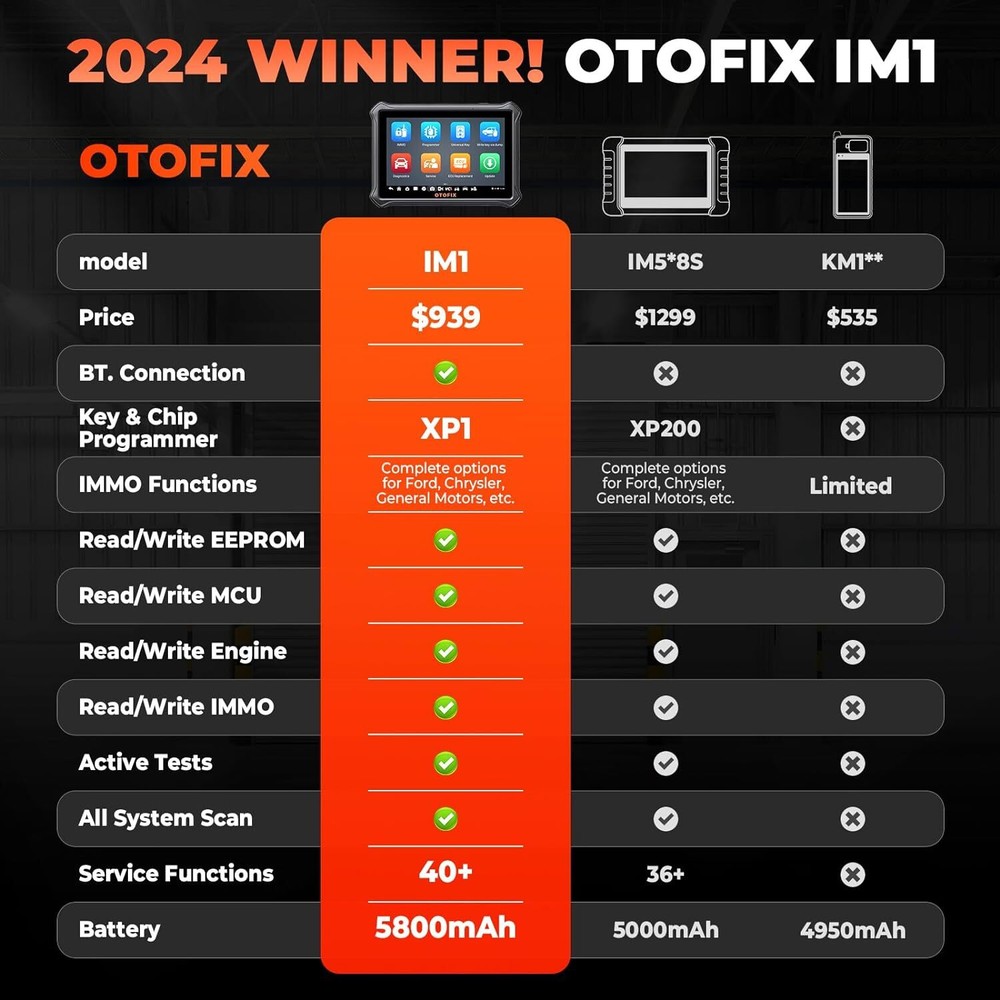 OTOFIX IM1 IMMO Key FOB Programming Tool Auto Car Full System Diagnostic Scanner