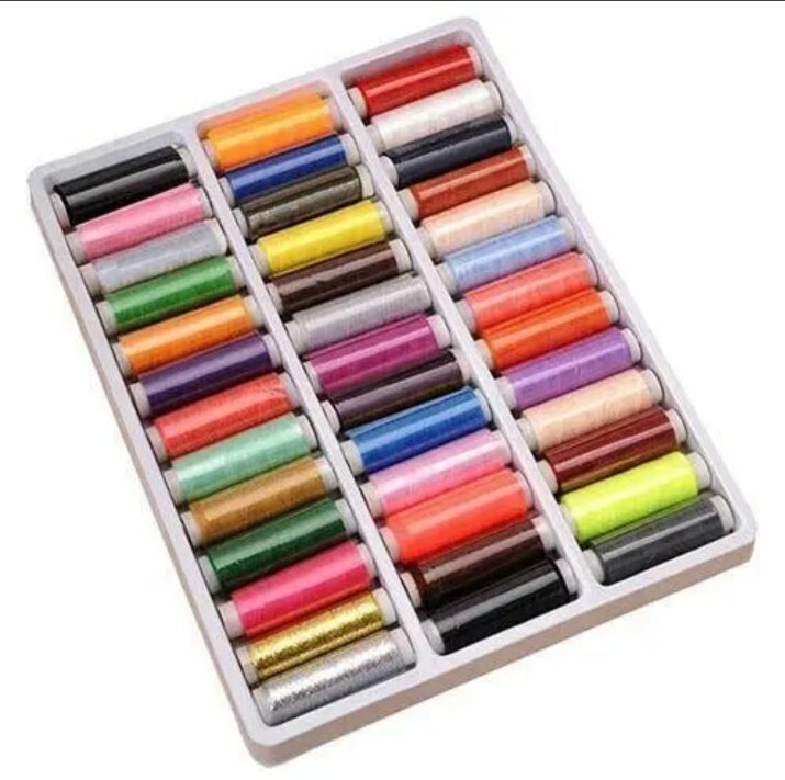 Thread 39pcs Mixed Colors Yarn Machine Spool