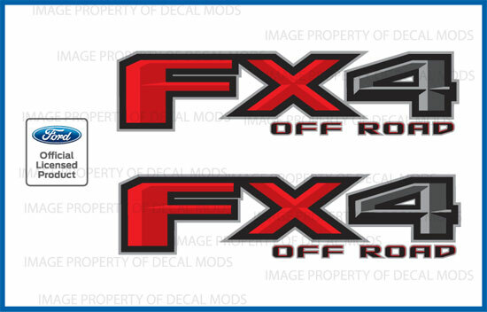 set of 2: 2016 Ford F150 FX4 Off Road Decals F offroad Stickers Truck bed Side