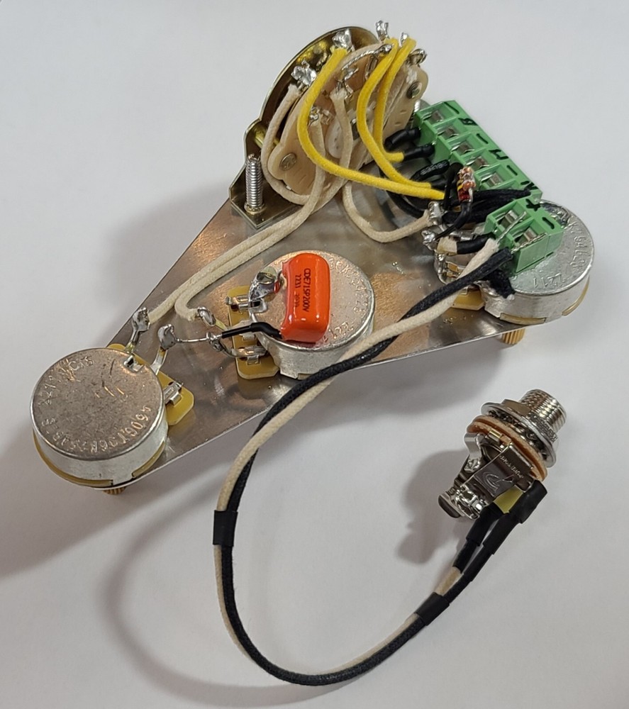 Drop In Strat Circuit, Solderless with Treble Bleed