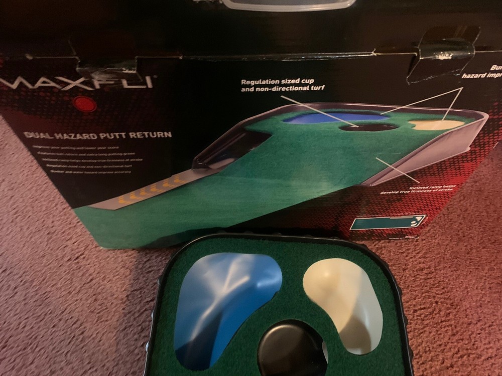 Maxfli Dual Hazard Putting System Gravity Feed Ball Return 78”.
