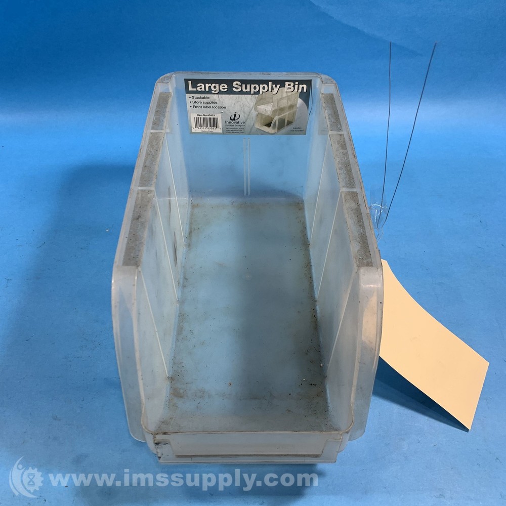 Innovative Labeling Solutions 65052 Stackable Large Supply Bin USIP