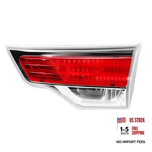 Passenger Side Inner Tail Light Compatible with 2014 2015 2016 Highlander Right