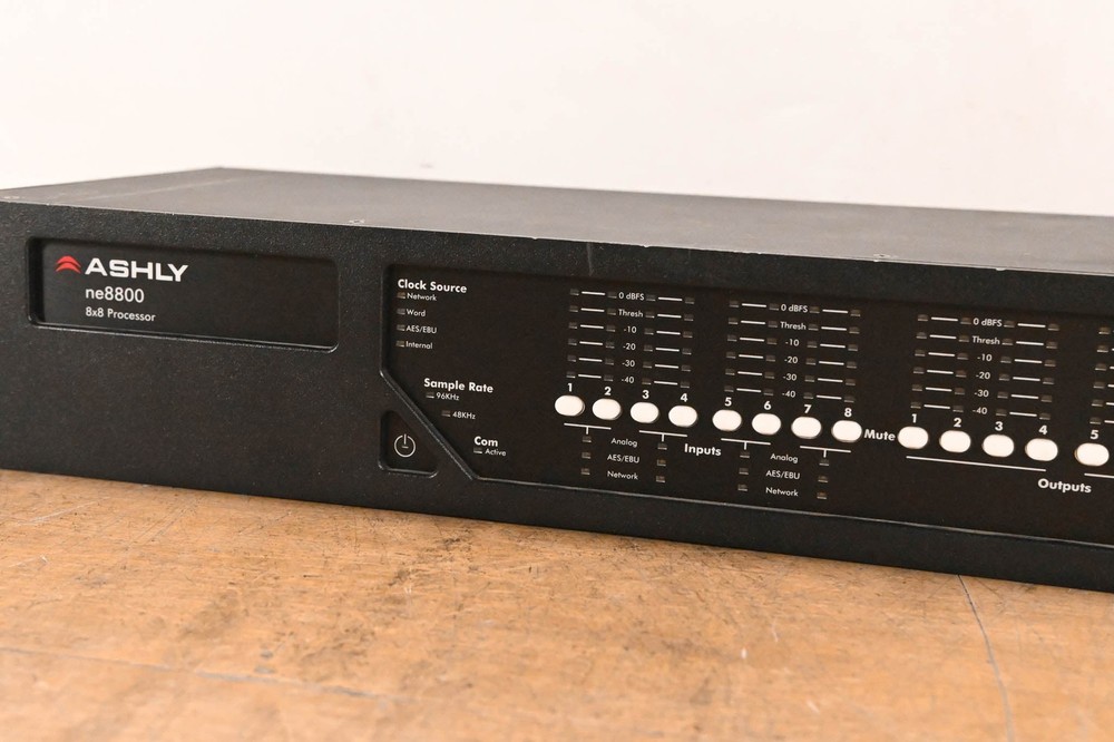 Ashly ne8800 8x8 Network Audio Processor CG01U4Y
