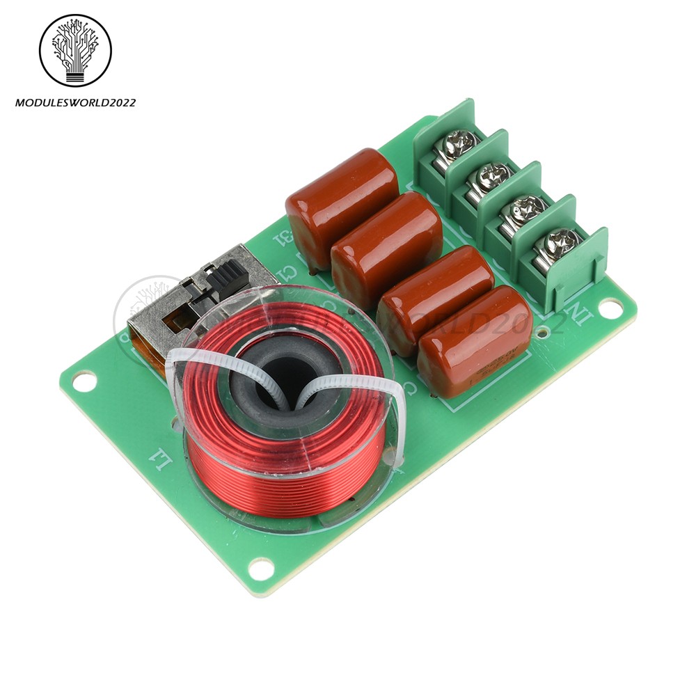 100W Tweeter Frequency Divider Adjustable Sound Quality Car Crossover Splitter