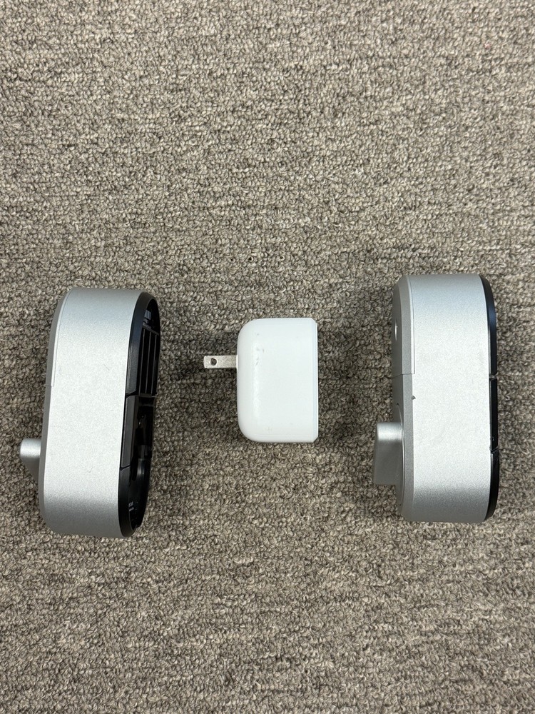 (2) August Smart Deadbolt Locks Silver with August Connect - ASL-3B