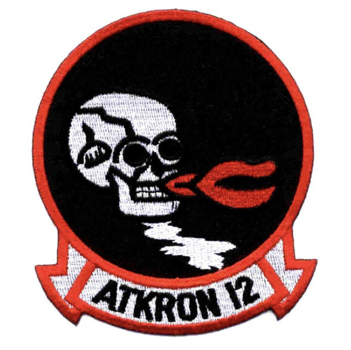 5" NAVY VA-12 ATTACK SQUADRON ATKRON 12 EMBROIDERED PATCH