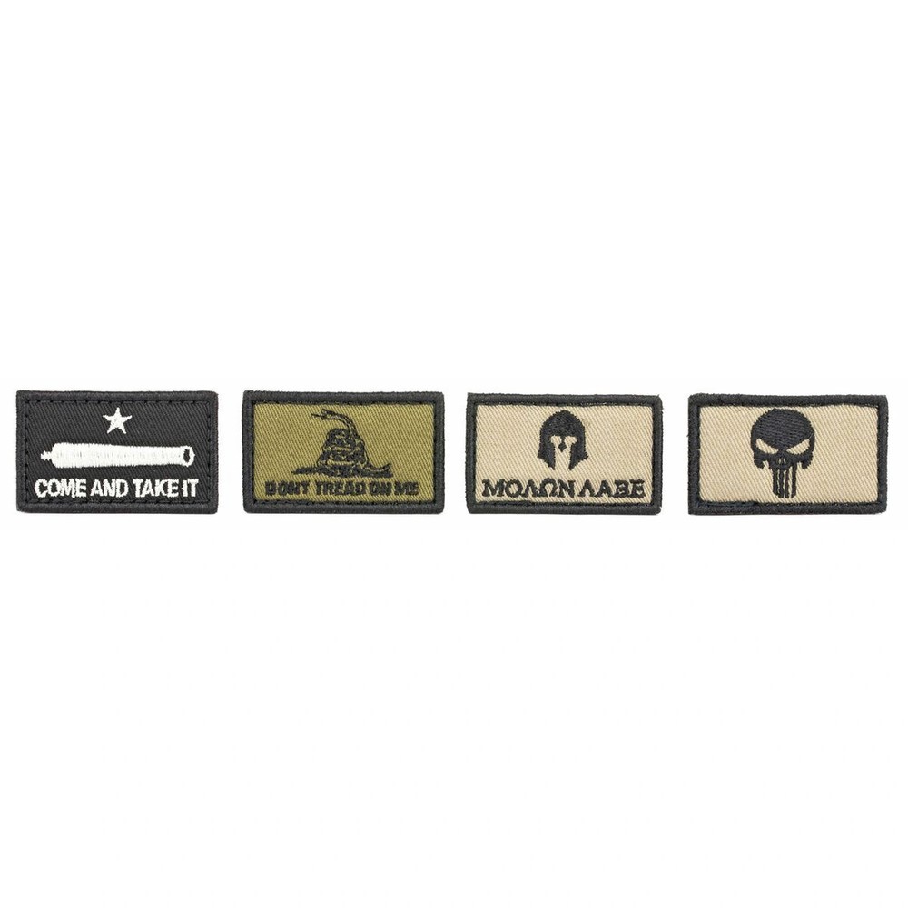 Walker's PATRIOT PATCH KIT - 4 ASSORTED PATCHES (MOAONA ABE VERSION)