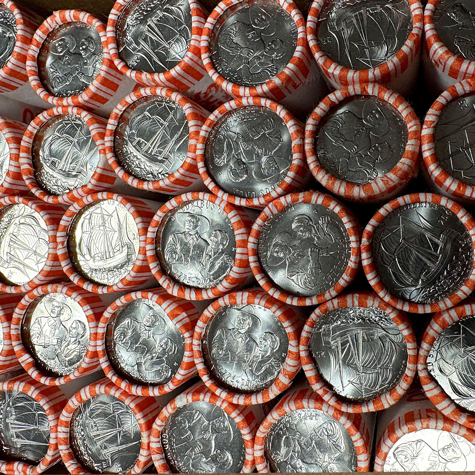 Mayflower Compact 1776-2026 Uncirculated Quarter Rolls Set * BOTH P & D Mint *