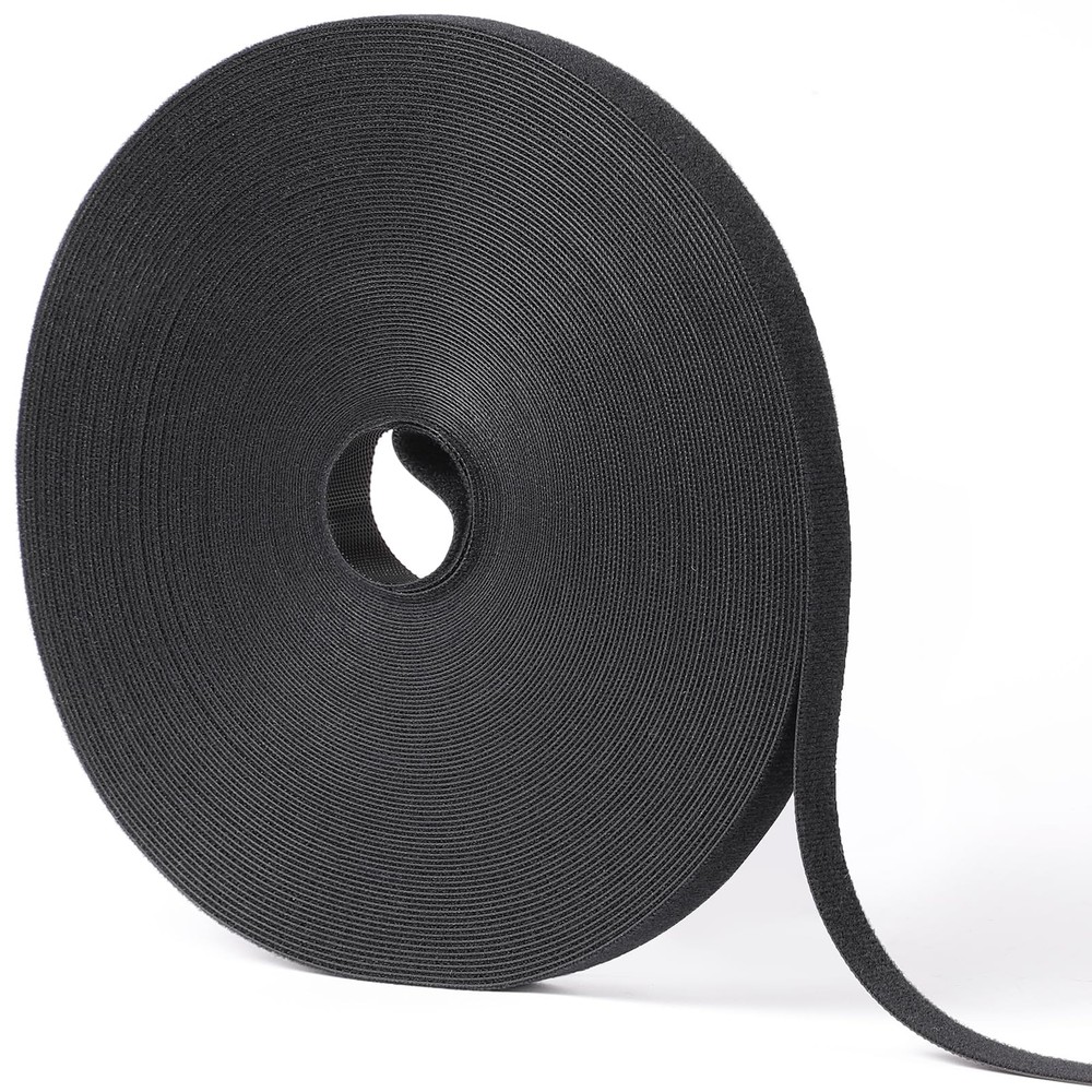 1/2in x 100ft Hook and Loop Roll | DoubleSided Strips, SelfGripping Straps | ...