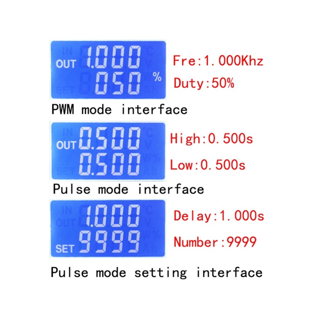 Adjustable PWM Signal Generator Module Pulse Frequency Duty Cycle Square Wave UE