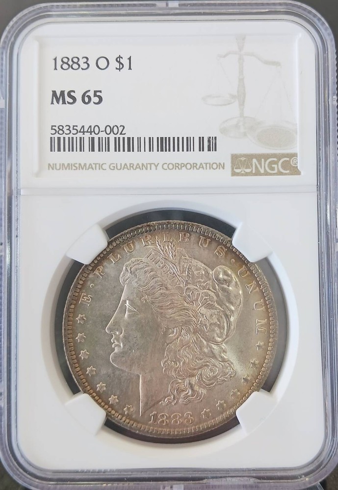 1883 O Morgan Silver Dollar NGC MS-65