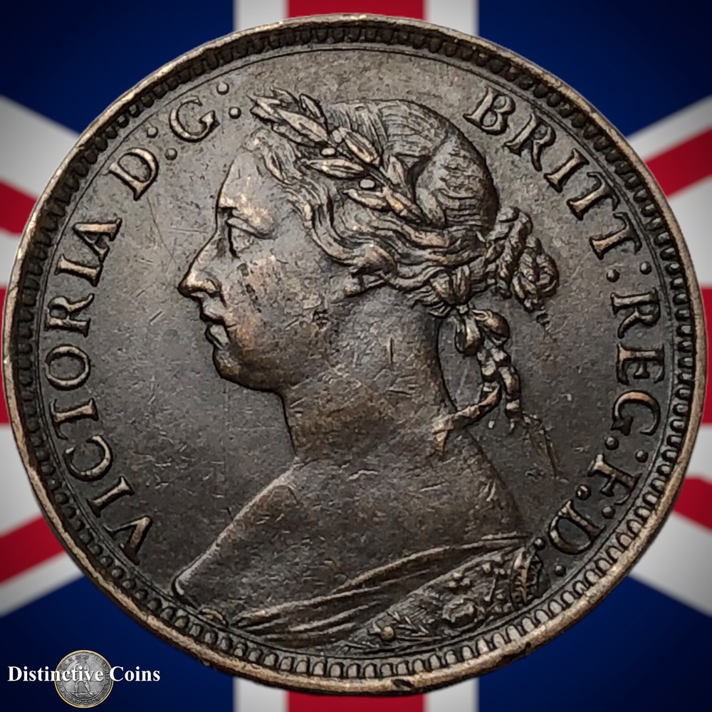 Great Britain 1890 Farthing 1/4d GB4271